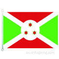 Burundis nationella flagga 100% polyster 90 * 150 cm Burundi banner